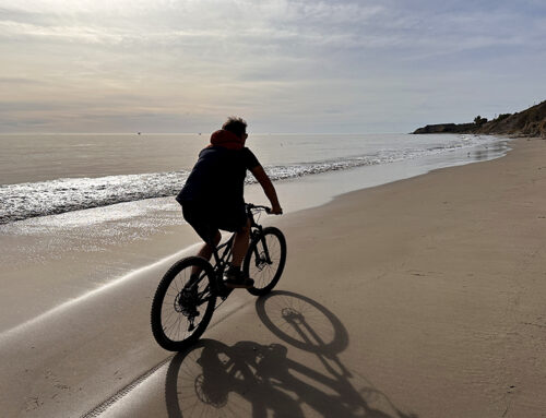 2 december: Leuk fietstripje langs het strand