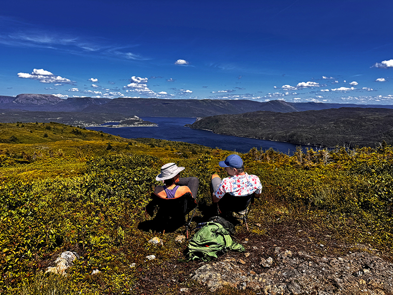 21 juli: Lookout trail Woody Point